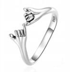 Ezüst gyűrű angyalszárny szerelem kezek (5905351361525 )