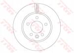TRW Féktárcsa DF6589S Trw