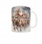  Bögre 300ml Karácsonyi Mikulás v3 (ALL5637)