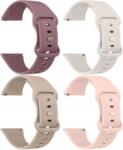  Szilikon óraszíj Ak 22mm 4 db-os szett csattal gyors csere (B0CNX2CG7Y)