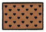 Bizzotto Covoras intrare casa natur negru Hearts 40x60x1.5 cm (0280757deco) Pres
