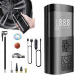  Elektromos Légpumpa Hordozható Légkompresszor Gumiabroncs Pumpa (240419XF04)