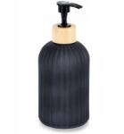Vilde Fürdőszobai Adagoló Folyékony Szappan Gél Tartály Üveg Fekete (4903336860828)