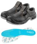 NEO TOOLS Sandale de lucru din piele, S1, SRC, talpici/branturi, marimea 43, NEO (82-070-43) - artool