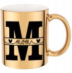 Funandstyle Metál Bögre Csillogó Arany Mom 300ml Mix Több Minta