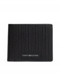 Tommy Hilfiger pénztárca valódi bőr fekete férfi (AM0AM13735)