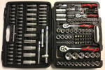 STIER Set chei tubulare si biti 1/4, 179 piese, cutie transport, STIER (902480) Cheie tubulara