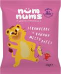 Num Nums Pufuleti cu capsuni si banana Bio, 20g, Num Nums
