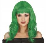 Guirca Női hosszú zöld paróka frufruval (FSG)