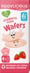 Kiddylicious Napolitane din orez cu capsuni +6 luni, 16g, Kiddylicious