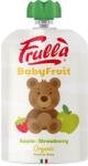 Frulla Piure pentru copii din mar si capsuni Baby Fruit Bio, 100g, Frulla