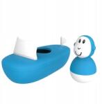 Matchstick Monkey fürdőjáték csónak majommal kék (MM-B-BSG-002)