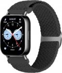  Szíj Redmi Watch 5/5 Lite készülékhez rugalmas nylon állítható fekete (B0DYV9295F)