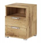 WIP Naka 2S Wotan tölgy éjjeliszekrény 2 fiókkal modern (PUNASN02DWDWSS3010)