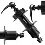 Shimano Hátsó kerékagy Shimano Cues FH-QB400-HM, gépi csapágyak, 8-11 sor, 6 csavar (EFHQB400HMBZB)