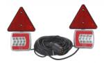 Kamar Kit complet instalatie remorca cu lampi, cablu 7.5 x 2.5m, 10.6 x 9.9cm, triple LED (L1853)