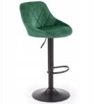 Halmar Hoker, bárszék, állítható konyhai szék velúr zöld H101 (V-CH-H/101-C.ZIELONY)