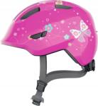 ABUS Gyerek kerékpáros sisak Abus Smiley 3.0 Pink Butterfly M 50-55cm (0086992)