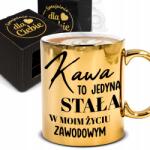 Style Couture Arany Bögre Vicces Ajándék Korpo Munkaügyi Irodába Az Egyetlen Fix ( ZŁOTY JEDYNA STAŁA)