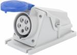Gewiss Priza Fixa 90 2P+E 16A 400V IP44 , Conector Industrial pentru Montaj pe Perete (EL0042558)
