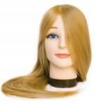 Eurostil Fodrász gyakorló fej kontyhoz és hajformázáshoz Hosszú Szőke 60cm (DAMSKA Główka fryzjerska do ćwiczenia upięć)