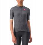 Castelli Női kerékpáros mez Castelli Pezzi dark gray, L-es méret (4523041_030_CAS_L)