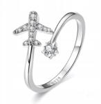  925-ös ezüst gyűrű toll nyaralás repülőgép Egyiptom Utazás Repülés Ajándék (5905351361822)