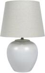 Relaxdays Lampă de masă cu bază din material textil și ceramică (10139867)