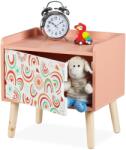 Relaxdays Noptieră pentru copii cu compartiment de depozitare (10136882)