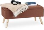 Relaxdays Bancă tapițată Relaxdays cu spațiu de depozitare (10051383) Pantofar