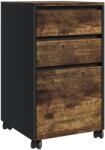Relaxdays Container cu roți cu 3 sertare (10140668)