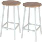 Relaxdays Set de 2 scaune de bar (10143255)