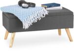 Relaxdays Bancă tapițată Relaxdays cu spațiu de depozitare (10051394) Pantofar