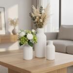Relaxdays Set de 3 vaze ceramice (10137339)
