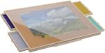 Relaxdays Tablă de puzzle rabatabilă cu 4 sertare (10135910) Leagan