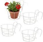 Relaxdays Ghivece suspendate, set de 4 (10140345)