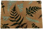 Relaxdays Covoraș de ușă cu nucă de cocos și plante, 60x40 cm (10138206) Covor