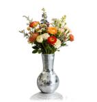 Relaxdays Vază Disco cu sticlă oglindă 28 cm (10141875)