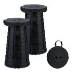 Relaxdays Scaune telescopice de camping, set de 2 (10136249)
