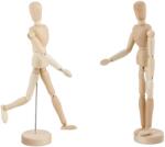 Relaxdays Set de 2 păpuși articulate, 30 cm (10135316) Papusa