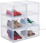 Relaxdays Cutii de pantofi cu 6 bucăți (10135806)