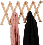 Relaxdays Cuier extensibil de perete din lemn Relaxdays (10095733)