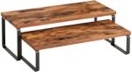 Relaxdays Set de rafturi de masă din 2 piese (10141259) Raft