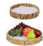 Relaxdays Set de 2 boluri pentru fructe Relaxdays din zambilă de apă (10101064)