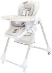 Baby Mix Infant B003S gri latte Scaun de masa bebelusi, inaltator
