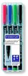 STAEDTLER Lumocolor Ohp 313S Alkoholos Rostirón - Tűhegy, 0, 4 mm 4db-os Készlet