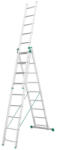 Eurostil létra alumínium 3x9 többcélú 5 év garancia (7609)