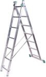 Eurostil létra alumínium 2x7 többcélú 5 év garancia (7507)