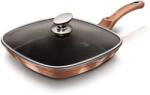 Berlinger Haus Grill serpenyő fedővel 28 cm Metallic Line Rose Gold Edition BH/1610N (BH/1610N)