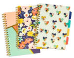 Pukka Pad 1 db Spirálfüzet, B5, vonalas, 100 lap, PUKKA PAD "Floral Love Project Book", vegyes minta (PUP9033)
